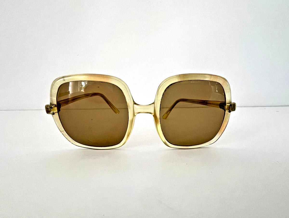 Clear Original Square Vintage Sunglasses for sale | eBay display picture 3