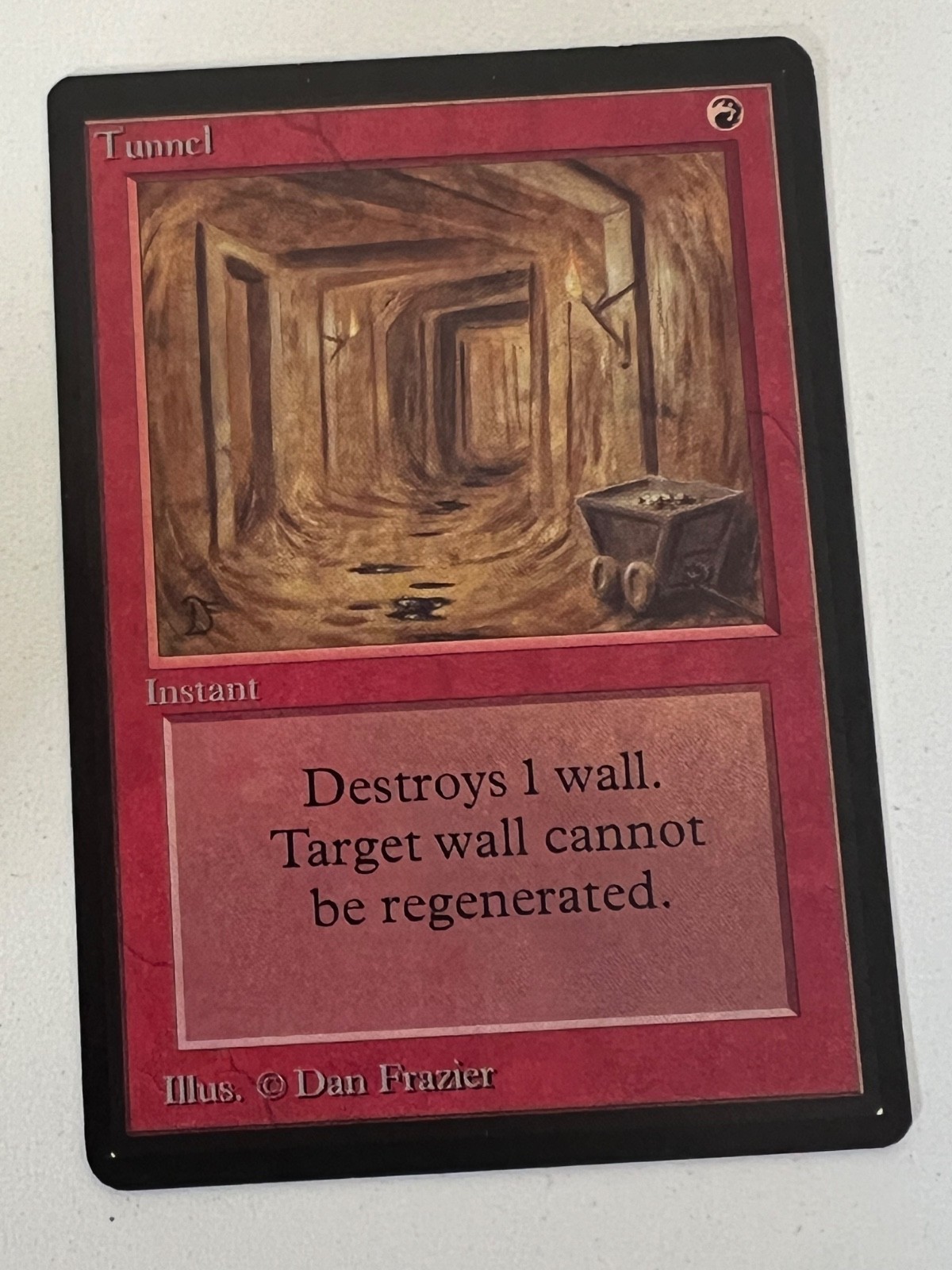 Magic the Gathering MTG Beta Tunnel LP+ (Beta Bob)