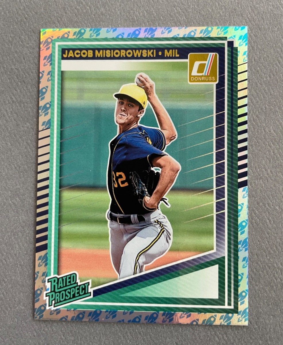2025 Panini Donruss Jacob Misiorowski Rockets Rated Prospect #128