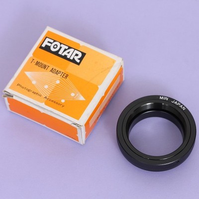 Vintage Fotar T-Mount Adapter for Minolta Aluminium Build Japan Made