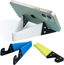 Portable Cell Phone Stand for Desk, Foldable Pocket Travel Mobile Phone Holder,