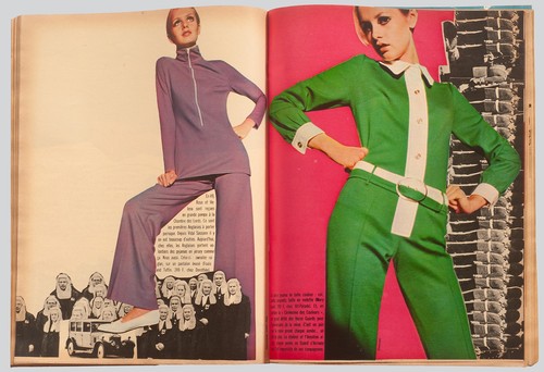 'ELLE' FRENCH VINTAGEMAGAZINE JEAN SHRIMPTON COVER BRITISH ISSUE 20 OCTOBER 1966 - Picture 2 of 5