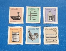 Canada Stamps, Scott 917-922 MNH