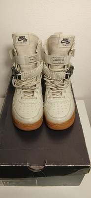 Nike SF Air Force 1 Damen High Beige/Weiß Gummisohle EU 38,5 857872-004
