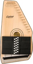 Oscar Schmidt OS120CNE 21 Chord Acoustic Electric Auto Harp. Natural Spruce