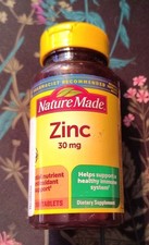 Nature Made Zinc 30 mg Dietary Supplement Immune Health and Antioxidant Support