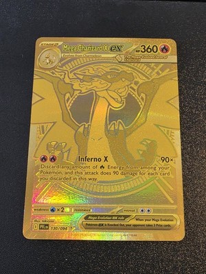 Mega Charizard x EX 130/094 Me02: Phantasmal Flames Holo