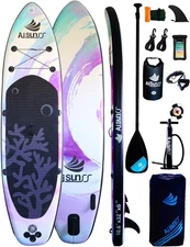 Inflatable Paddle Board for Adult, Paddle Board for All Skill Levels, Wide SU
