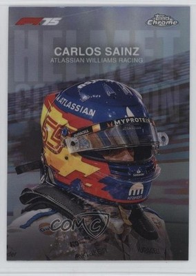 2025 Topps Chrome Formula 1 Helmet Collection Carlos Sainz Jr #HC-7 hg6