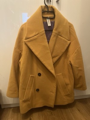 Drykorn Mantel Jacke Runcom Gr. 36-38 oversize Wolle