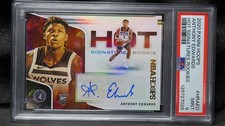 2020 Panini Hoops Anthony Edwards Hot Signature Rookies RC PSA 9 Auto LOW POP 83