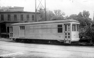 Negative Montreal & Southern Counties Ry. Electric Express Motor No. 16