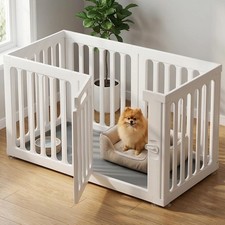 Dog Playpen with Door, Portable Large Puppy Playpen for Indoor  Outdoor Use,...
