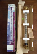 LARGE NEW  Rain Gauge w/ Brass Hardware by Vermont Estate/Contant Custom Brass