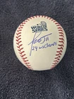 MIGUEL ROJAS SIGNED AUTO 24 WS CHAMPS OML 2024 WORLD SERIES BASEBALL MLB DODGERS