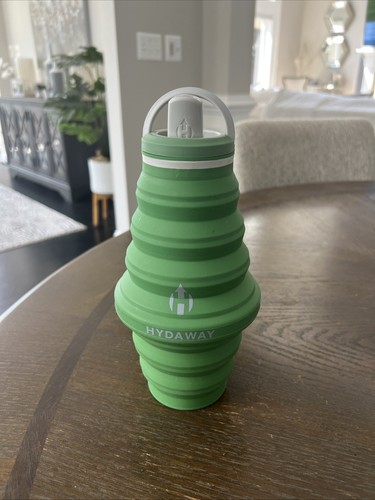 Farn Green 25 Unzen Hydaway faltbare Wasserflasche EUC