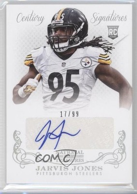 2013 Panini National Treasures Signatures 17/99 Jarvis Jones Rookie Auto RC 0v1