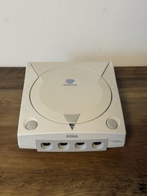 Sega Dreamcast HKT-3030 White Video Game Console (New Battery)