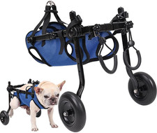 Small Dog Wheel-Chair for Back Legs, Dog Wheel Chair Hind Limb Hind Leg Disabled