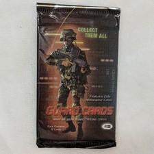 2001 Army National Guard "Guard Cards" Sealed Booster Pack - 8 Cards - Rare NOS