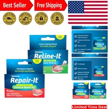 Repair-it Denture Repair Kit & Reline-it Denture Reliner - Denture Kit Multi-...