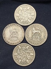 King George V *1920_1936* Silver Sixpence / Choice Of Year