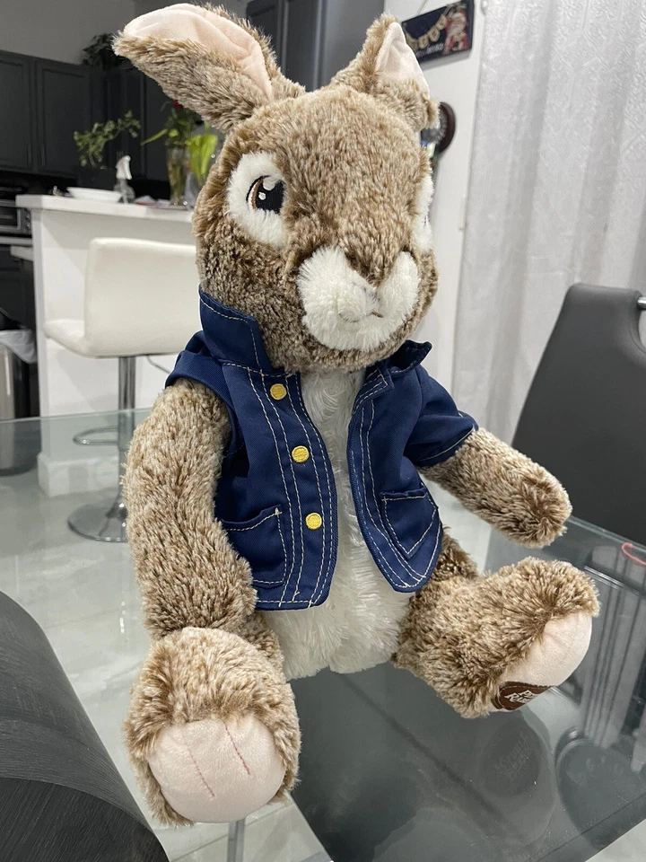 "Peter Rabbit Peluche con Chaqueta Azul 20"" Dan Dee Coleccionistas Peluche Conejito" Foto 2 de 4