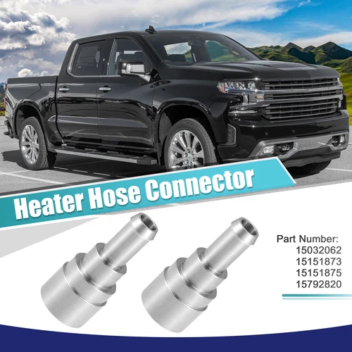 2pcs Coolant Connector Hose for Chevrolet Silverado 3500 2001-2006 15032062 - Bild 2 von 7