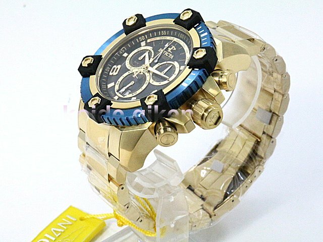 Invicta Men's Chrono 80186 Reserve GRAND OCTANE ARSENAL GOLD BLUE