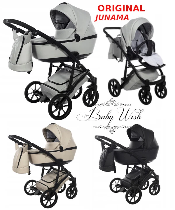 JUNAMA SPACE ECO V2 BABY PRAM 2in1 3in1 ISOFIX CARRYCOT PUSHCHAIR CAR SEAT