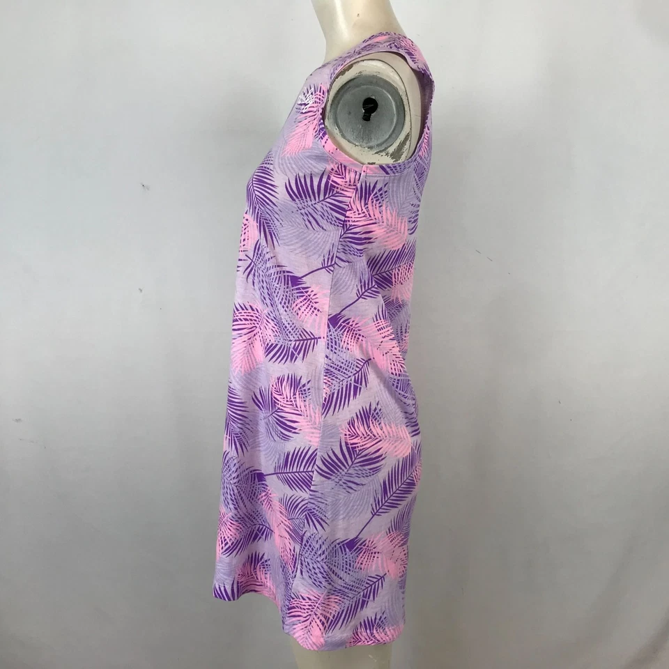 HURLEY - NIÑAS 14/16 - VESTIDO MORADO SIN MANGAS CUELLO REDONDO MEZCLA ALGODÓN Foto 4 de 4