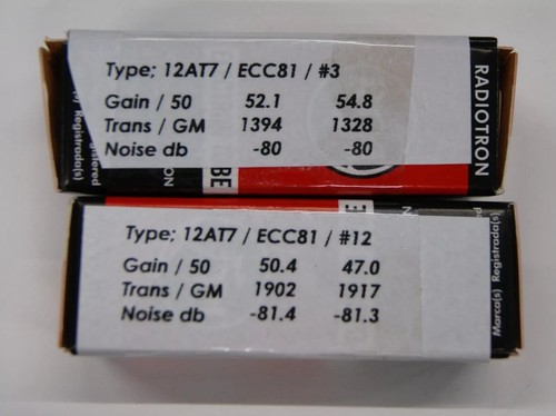 Paar RCA 12AT7 Square D-Getter Black Plate ECC81 Maxi - Pre Tested = NOS, bn4166 - Bild 3 von 4