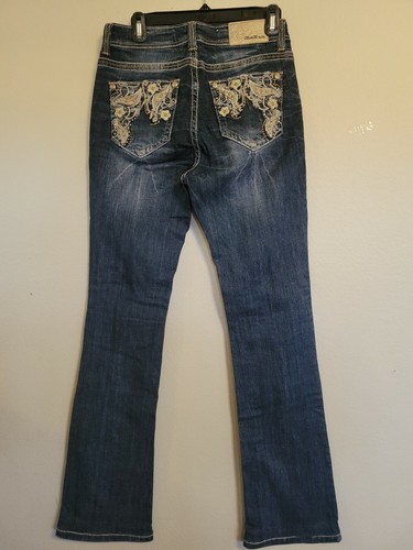 Grace in LA Girls Boot Cut Embroidered 