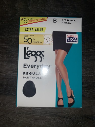 Pantyhose Everyday Off Black Sheer Toe 