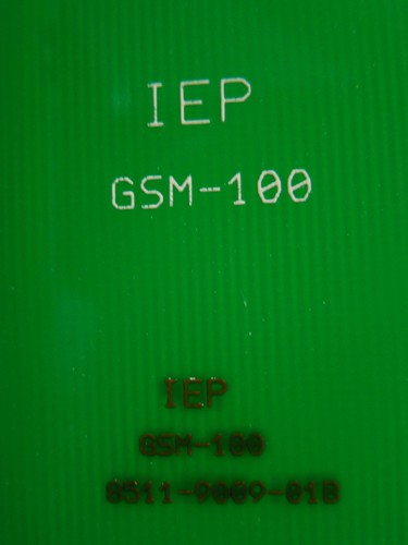 USED IEP GSM-100 Serial / Shield Control Card 9009-45-1 Rev. A - Picture 5 of 6