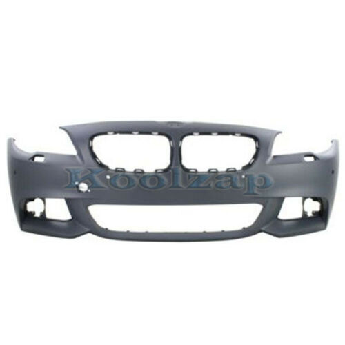 Front Bumper Cover For 2011-2013 BMW 528i Sedan w/M Package w/o Side View Camera
