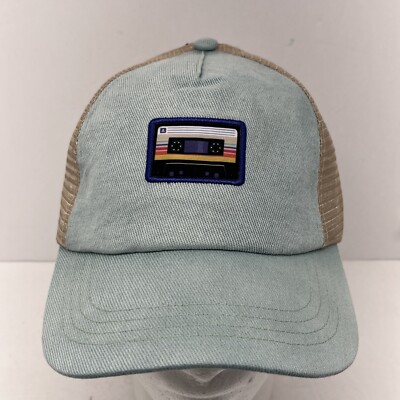 Women s  Mixed Tape Hat One Size Adjustable No Boundaries Mesh Back New W/Tags