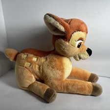 Disney Store Exclusive Bambi Laying, Lying Down Plush Stuffed Animal