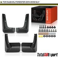 4pcs Splash Guards Mud Flaps Front Rear For Subaru Forester Suv 2014 2015-2018 4pcs Splash Guards Mud Flaps Front Rear For Subaru Forester Suv 2014 2015-2018