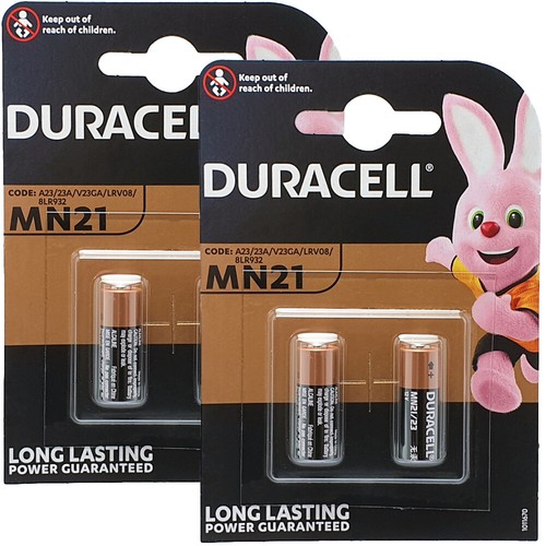 4 x Duracell MN21 A23 12V Batteries K23A 23A LRV08 5000394203969 eBay