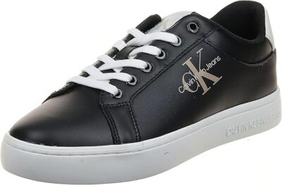 Calvin Klein Jeans Cupsole Sneaker Classic Fluo Contrast Schuhe Weiß UK5,5 
