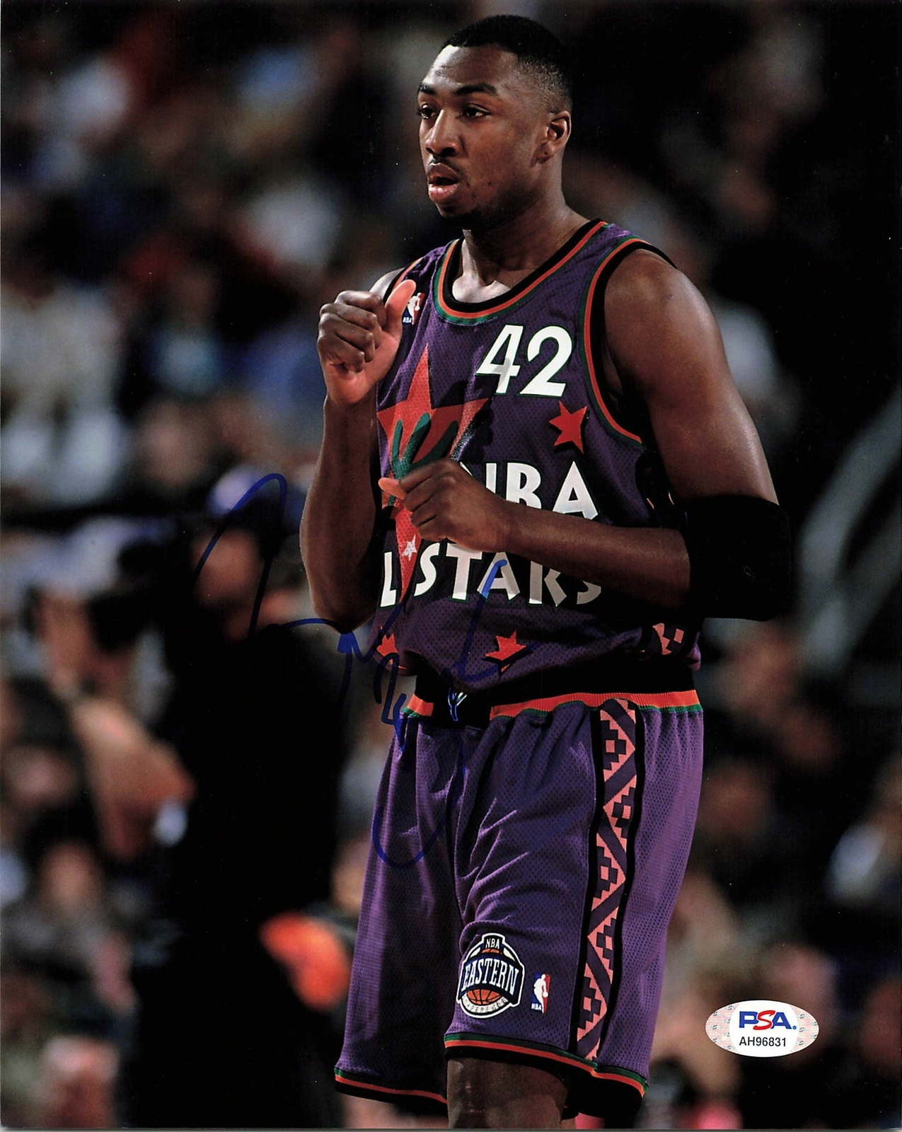 Vin Baker signed 8x10 photo PSA/DNA New York Knicks Autographed 