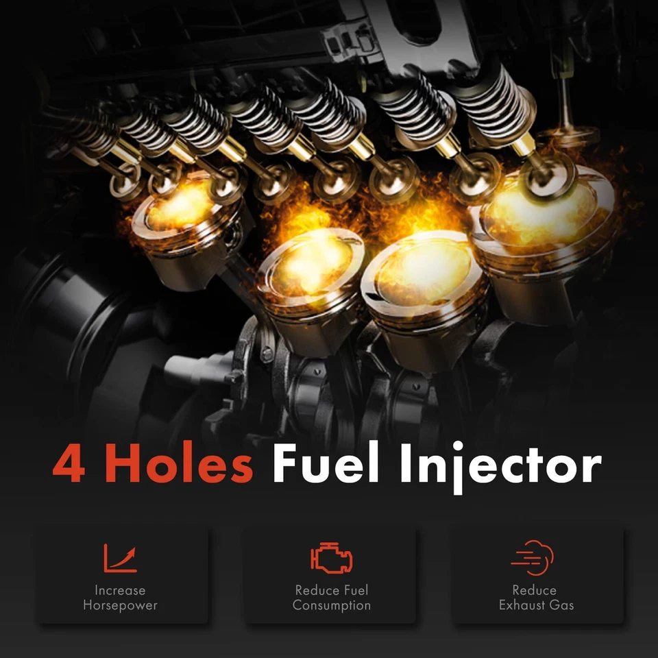 8Pcs Fuel Injector for Mercedes-Benz CL55 AMG CLS55 AMG E55 AMG G55 AMG S55 AMG - Image 2 of 4