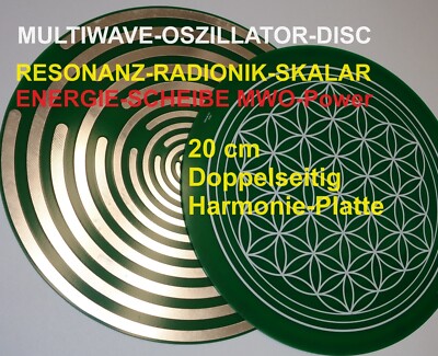Multiwave-Disc Lakhovsky Radionk-Scheibe Aura-Harmony EMF-5G Schutz Skalar-Platt