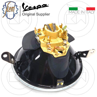 Gruppo Ottico Faro Vespa Px 125 150 200 Arcobaleno Con Portalampada Grabor 109pl 137109pl