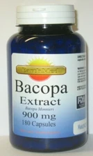 Bacopa Extract 900 mg  180 capsules bacopa monnieri   Brain Health