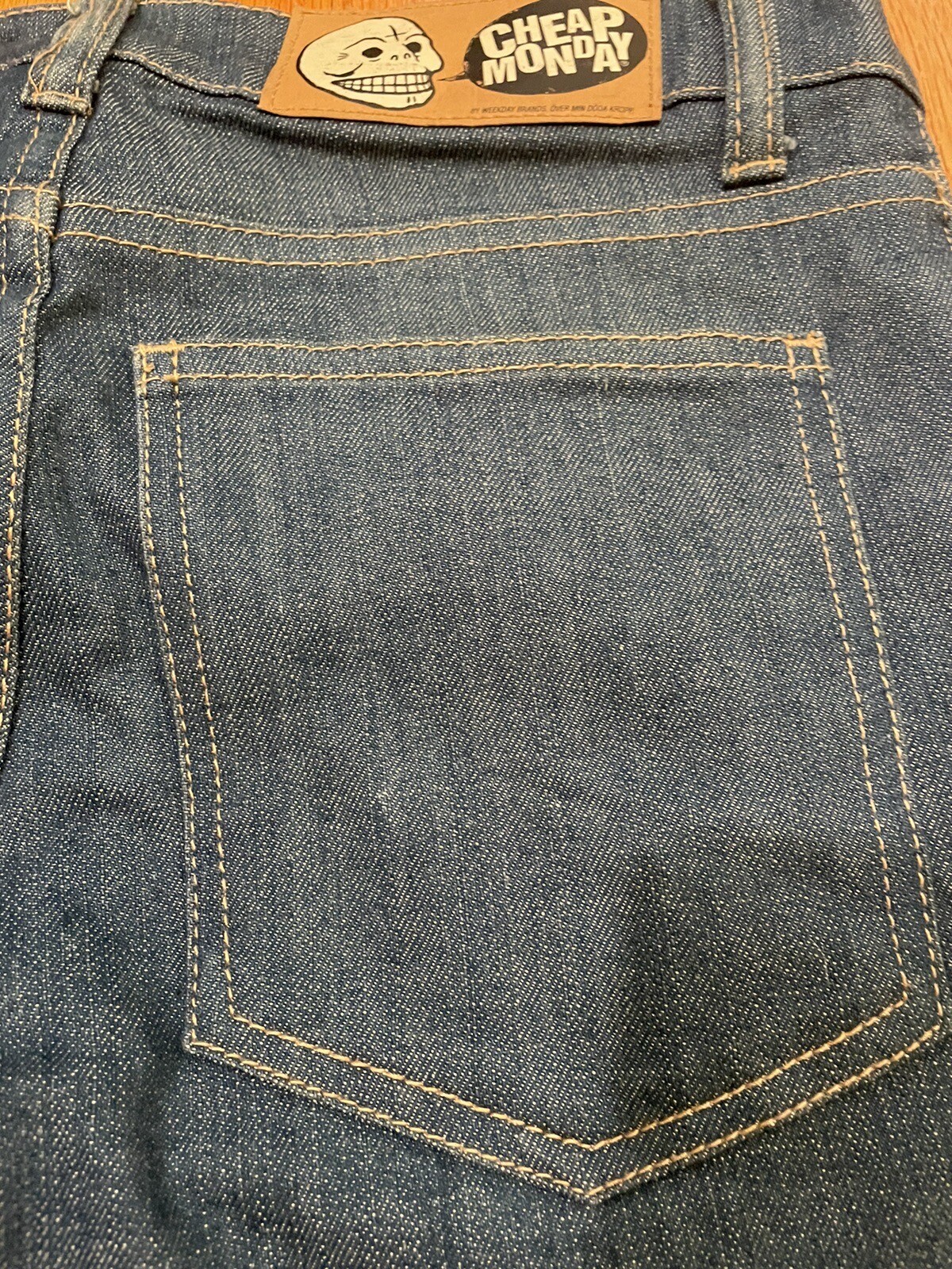 Cheap Monday Skinny Jeans 28/32 Blue Denim Tight It Blue Dry image 5