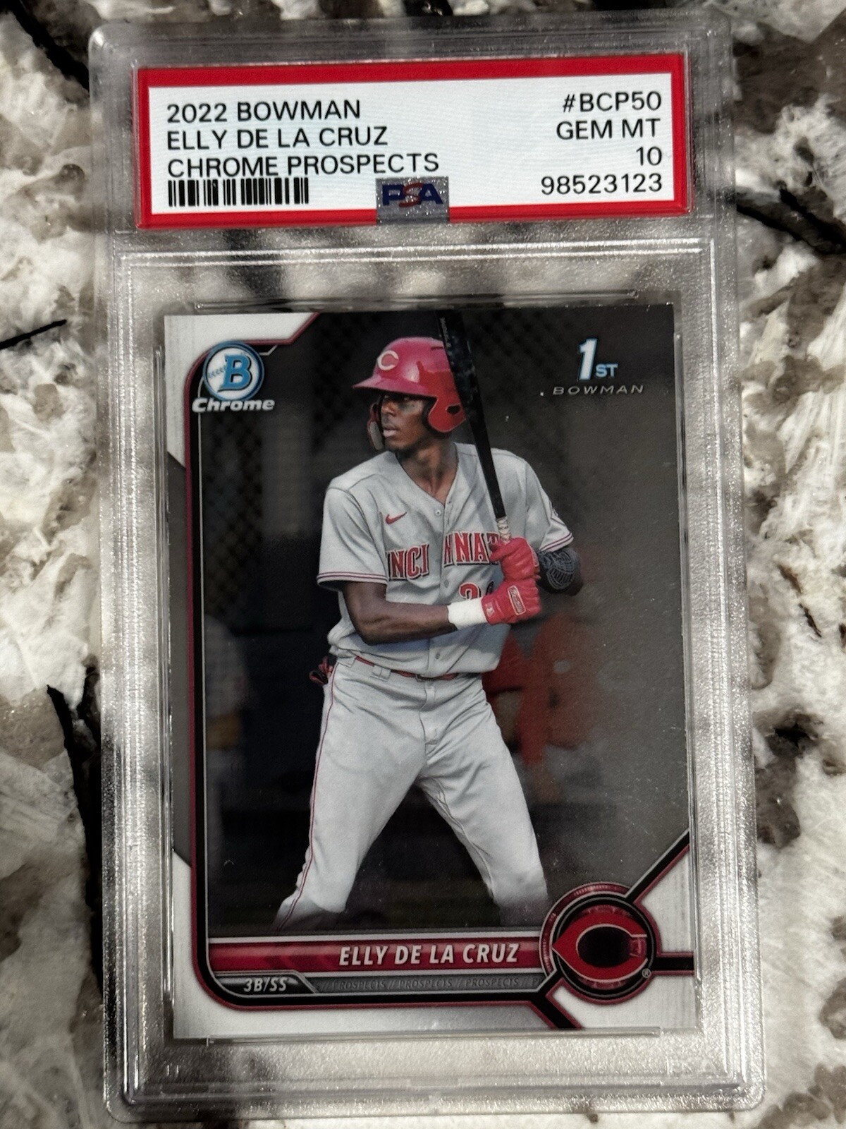 2022 Bowman Chrome Prospects BCP-50 Elly De La Cruz Rookie PSA 10 Gem Mint