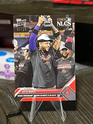 2023 MLB  NLCS Topps NOW 1042 KETEL MARTE WINS MVP ARIZONA DIAMONDBACKS Red /10