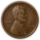 1918-S Lincoln Wheat Cent Extremely Fine XF Coin #6473
